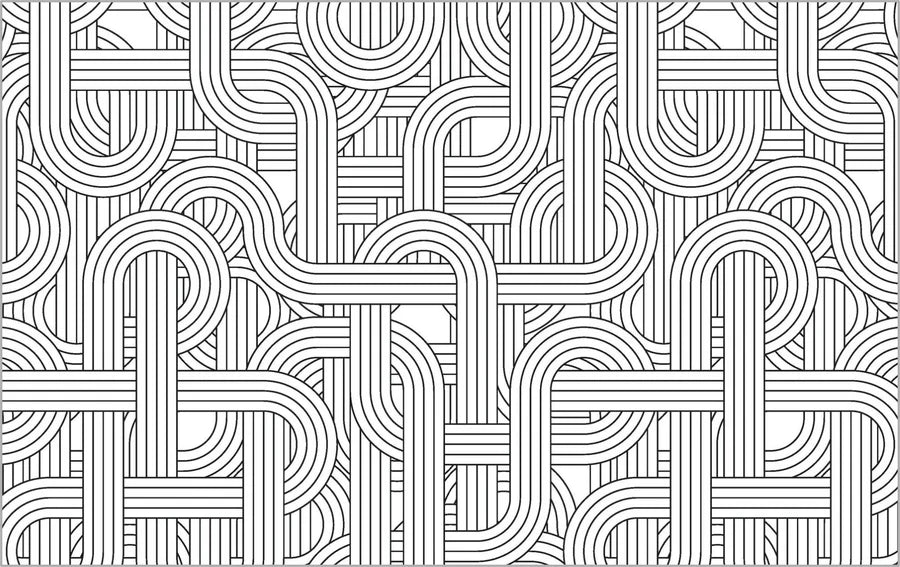 Colour Vibes - Adult Colouring Book - Patterns image 3