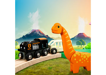 Brio - Dinosaur Circle Train Set 12 pieces image 1