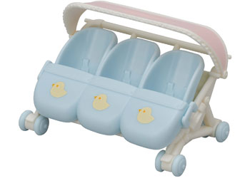Sylvanian Families - Triplets Stroller image 2