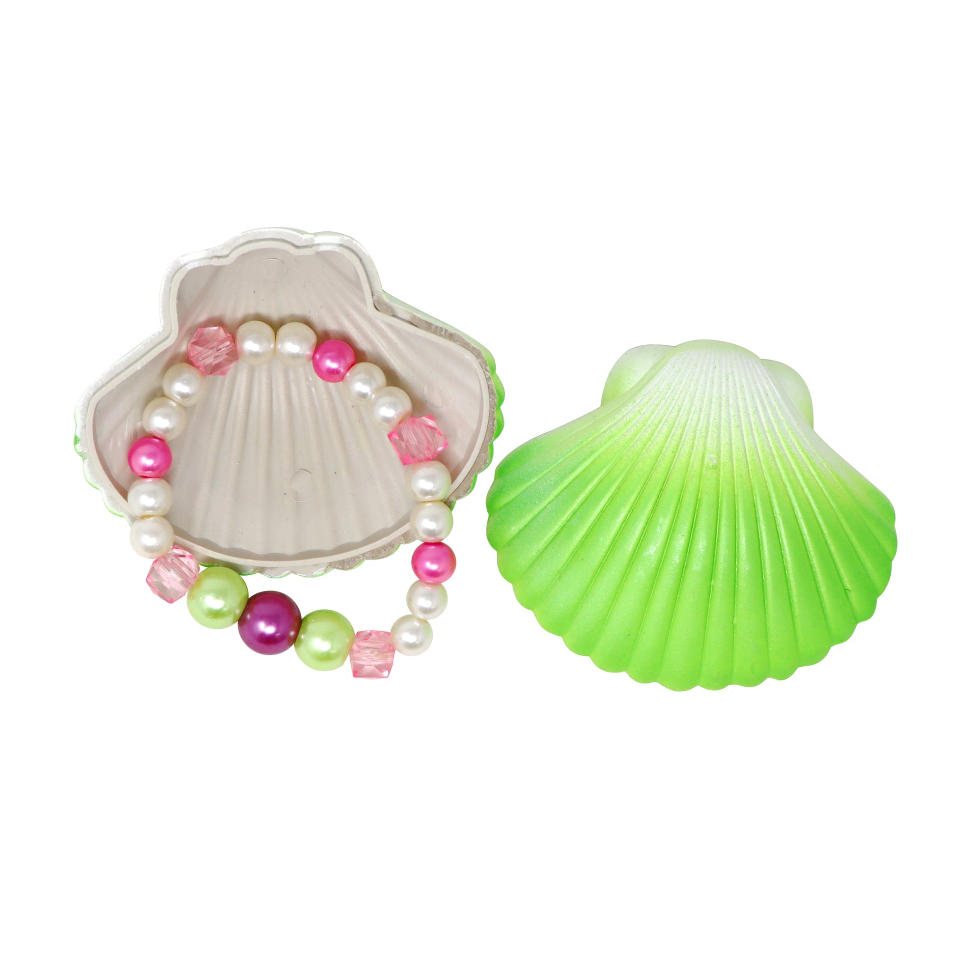 Pink Poppy - Hatch Clam Shell with Surprise Pearl Bracelet image 2