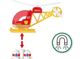 Brio - Firefighter Helicopter 3 pieces image 2