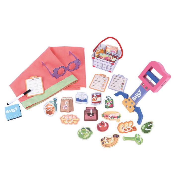 Bluey Wooden Grannies Shopping Game image 1