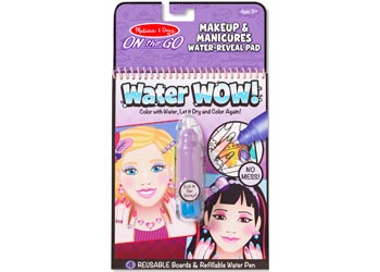 Melissa & Doug - On The Go - Water WOW! - Makeup & Manicures image 0