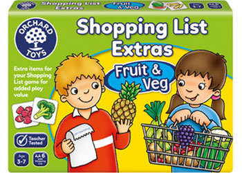 Orchard Game - Shopping List Booster Pack Fruit & Veg image 0