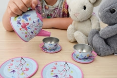 Kaper Kidz - Pink Blossom Butterfly Tin Tea Set 15pcs image 5