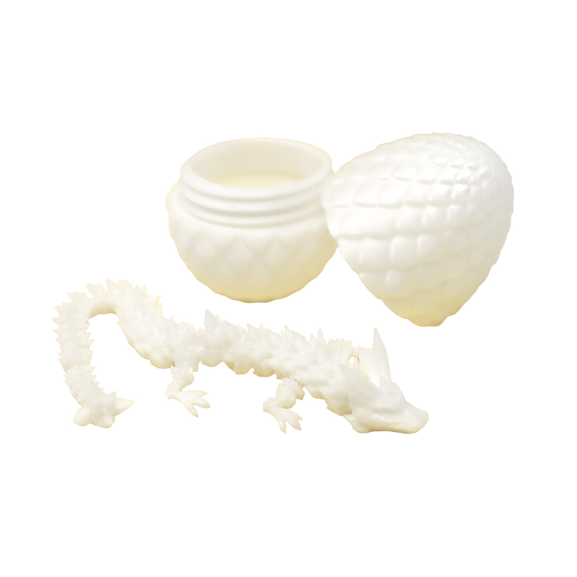 Pink Poppy 3D Printed Dragon's Egg Glow in the Dark image 1