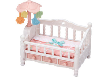 Sylvanian Families - Crib with Mobile image 2