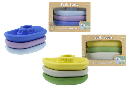 Koala Dream- Bath Boats 3pc Silicone Set image 0
