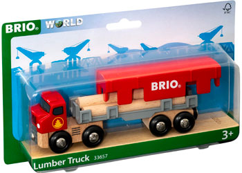 Brio - Lumber Truck 6 pc image 0