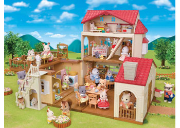 Sylvanian Families - Red Roof Country Home with Attic image 1