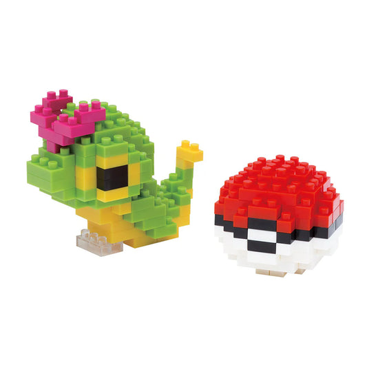 Nanoblock - POKEMON - CATERPIE & POKE BALL image 0
