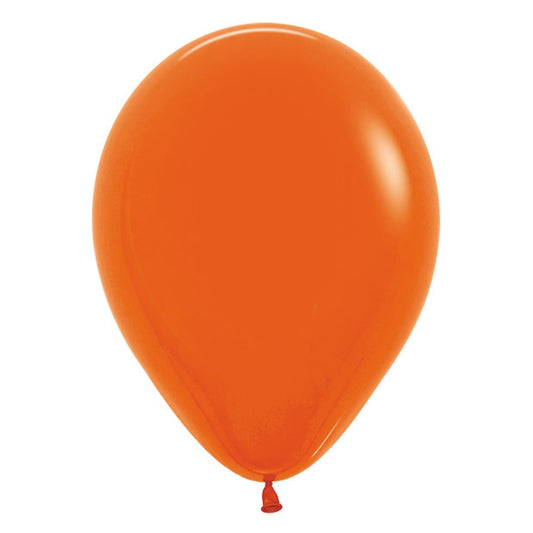 Helium Latex Balloon- Orange/Browns image 0