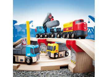 Brio - Rail & Road Loading Set 32 pc image 4