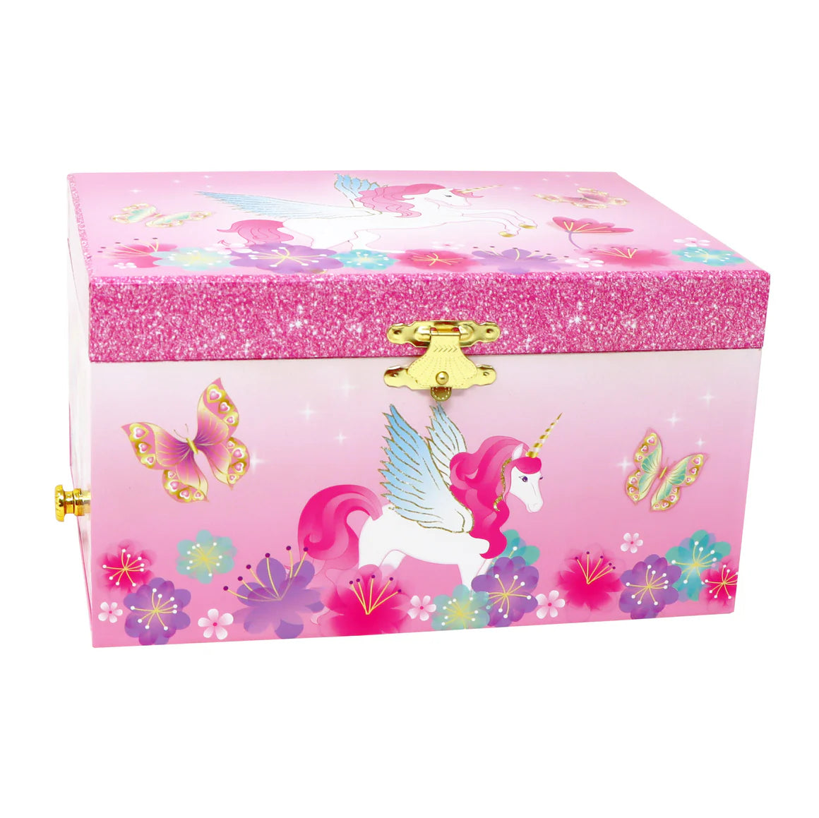 Pink Poppy - Unicorn Rainbow Luxury Music Box image 4