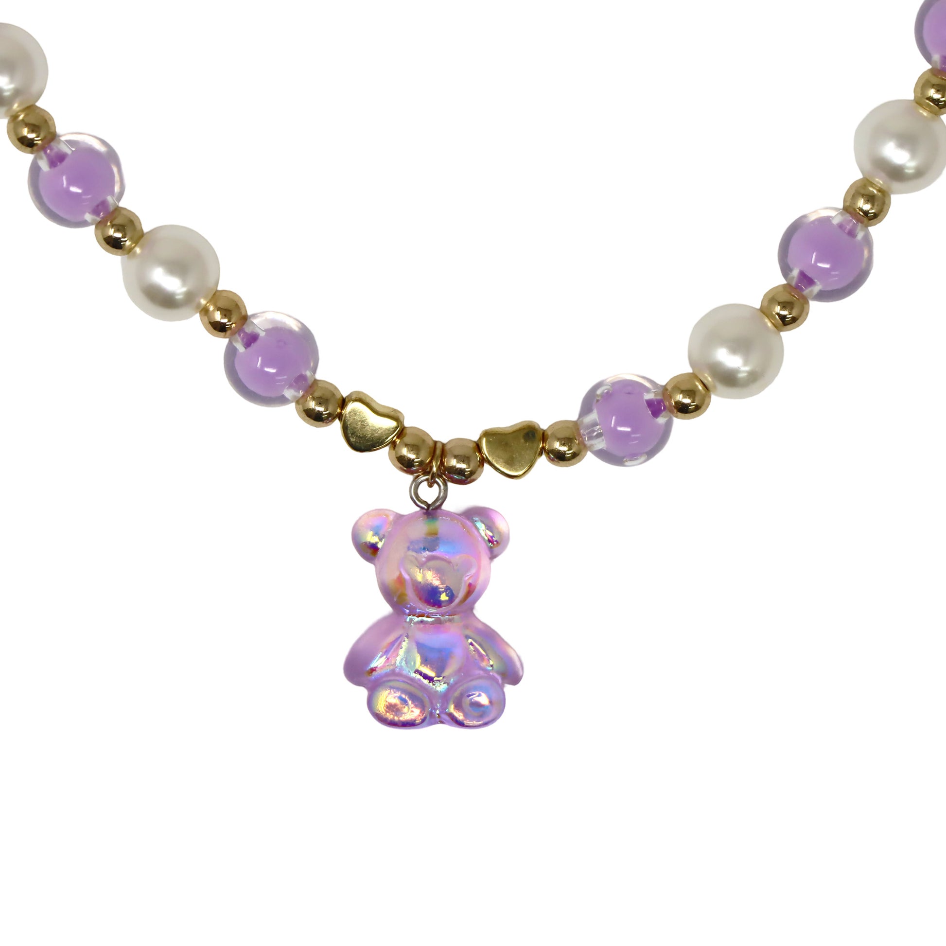 Pink Poppy Gummy Bear Necklace image 5
