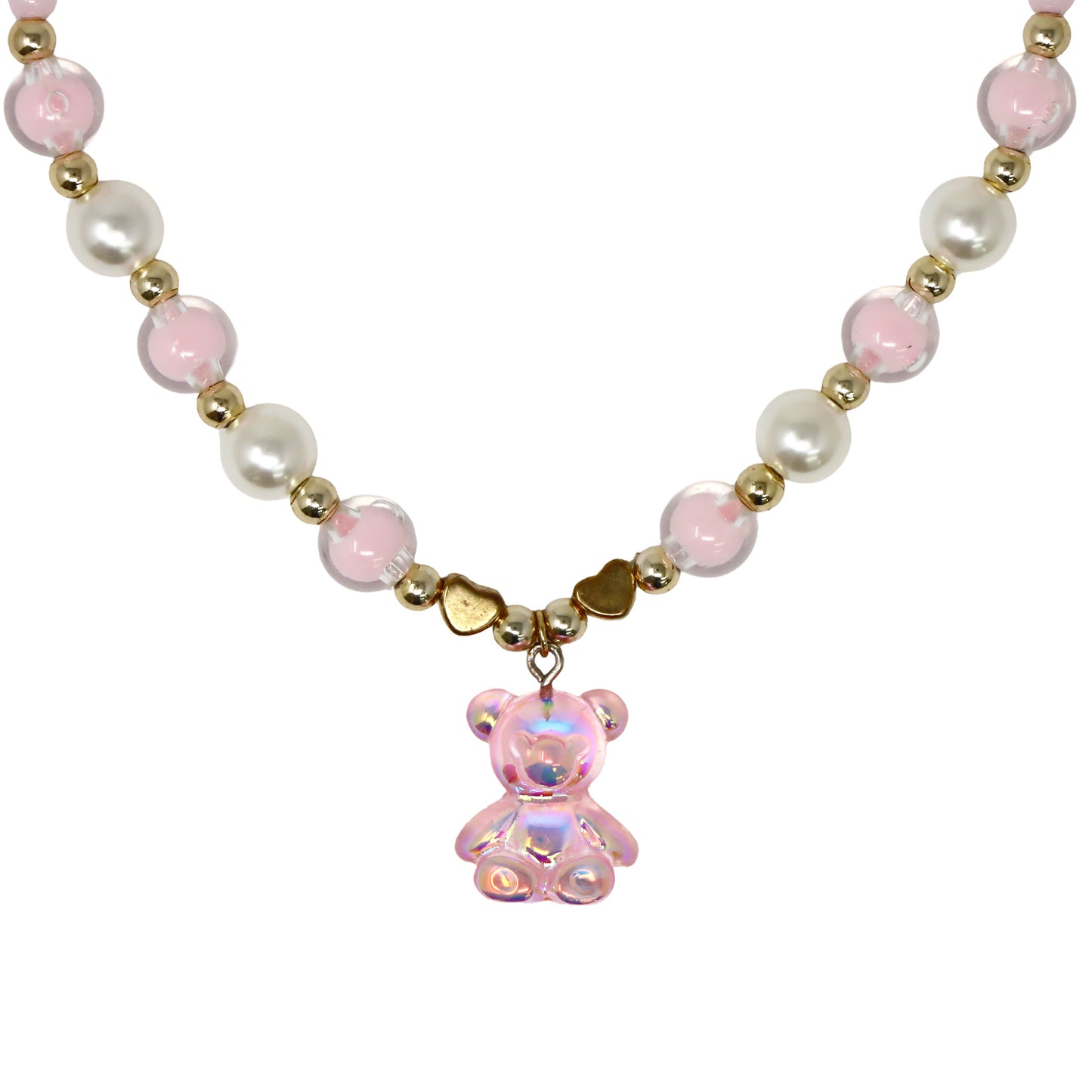 Pink Poppy Gummy Bear Necklace image 4