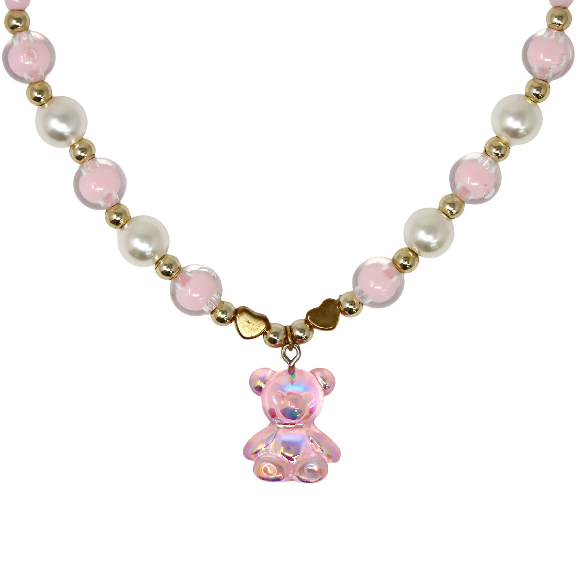 Pink Poppy Gummy Bear Necklace image 4