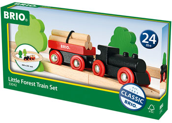 BRIO CLASSIC LITTLE FOREST TRAIN SET 18 PIECE image 0