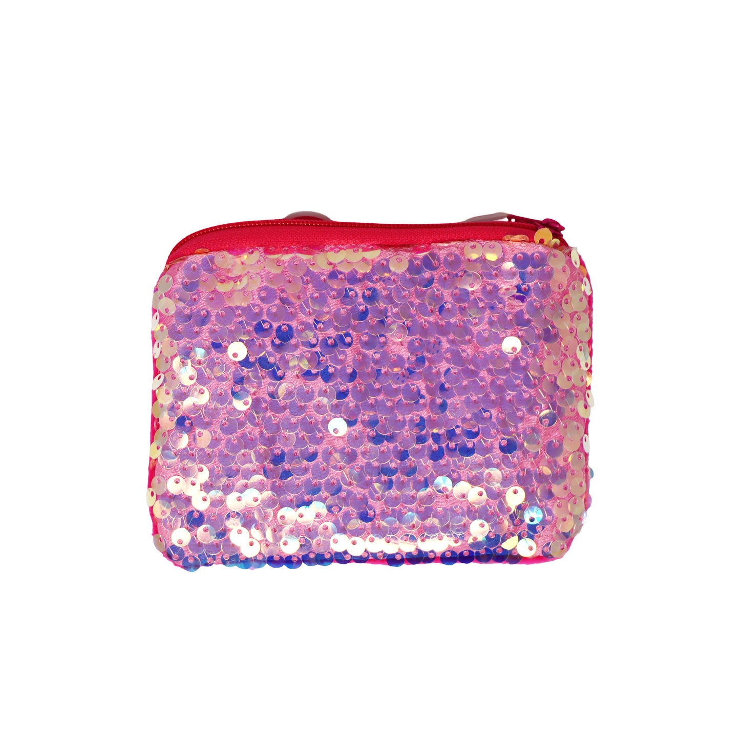 Pink Poppy Sequin Coin Purse image 5