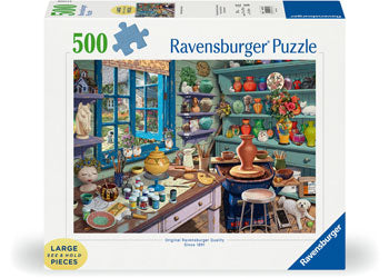 Ravensburger Pottery Studio Sanctuary Puzzle 500 Pieces image 0