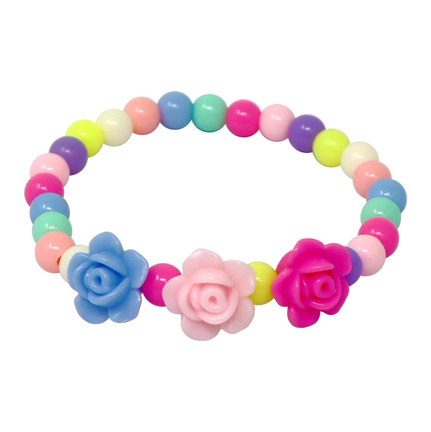 Pink Poppy Butterfly Bracelet 3pc image 1