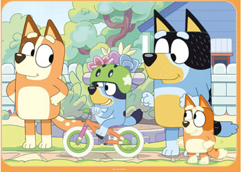 Ravensburger - Bluey Gotta Be Done! Puzzle 4x42pc image 1