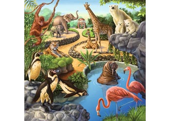 Ravensburger - Forest, Zoo & Pets Puzzle 3x49 piece image 2