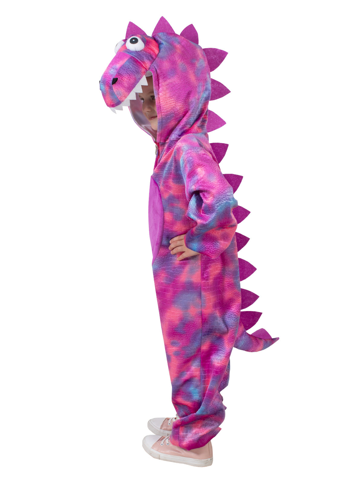 Roarin' Rex Pink Dinosaur Costume, Toddler image 3