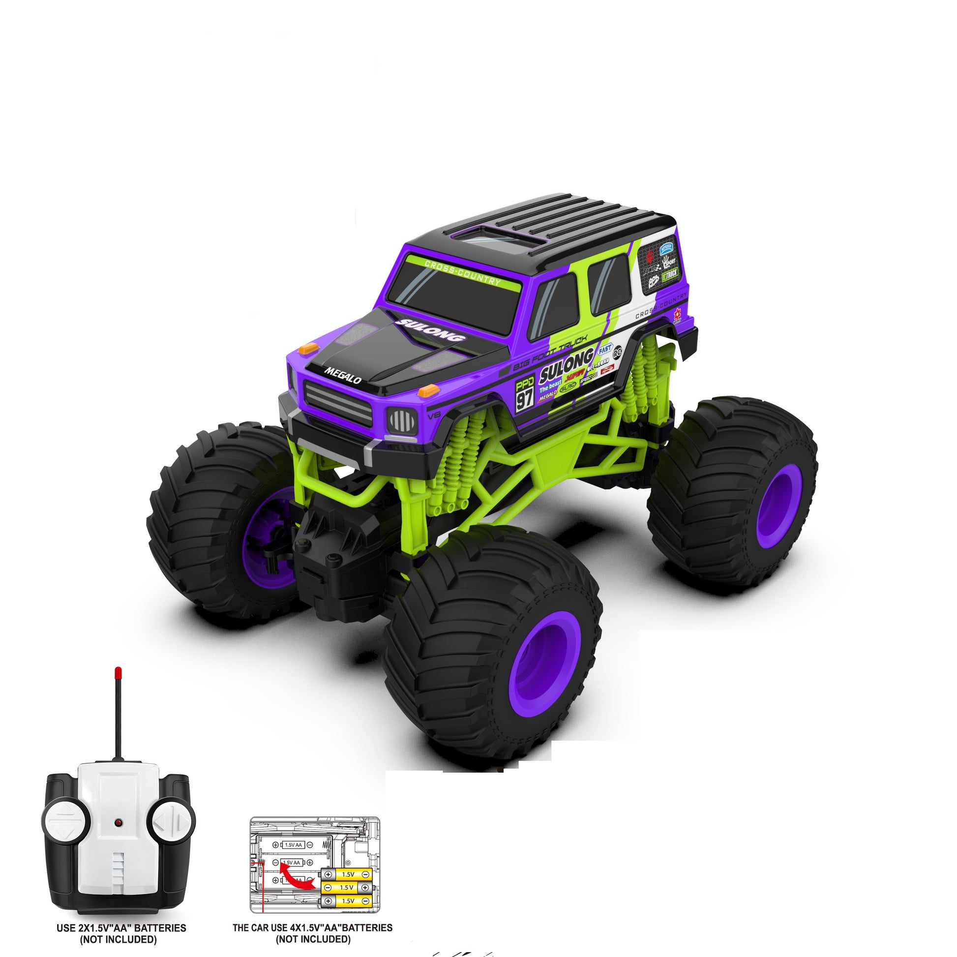 Rusco Racing 1:16th 3 Ast. Off Road Monster Vehicle RC image 1