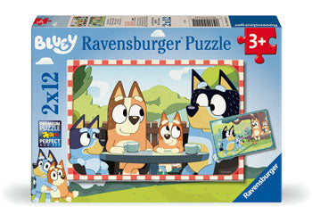 Ravensburger - Fun With Bluey 2x12 piece Puzzle image 0