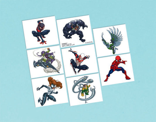 Spider-Man Webbed Wonder Tattoo Favours image 0