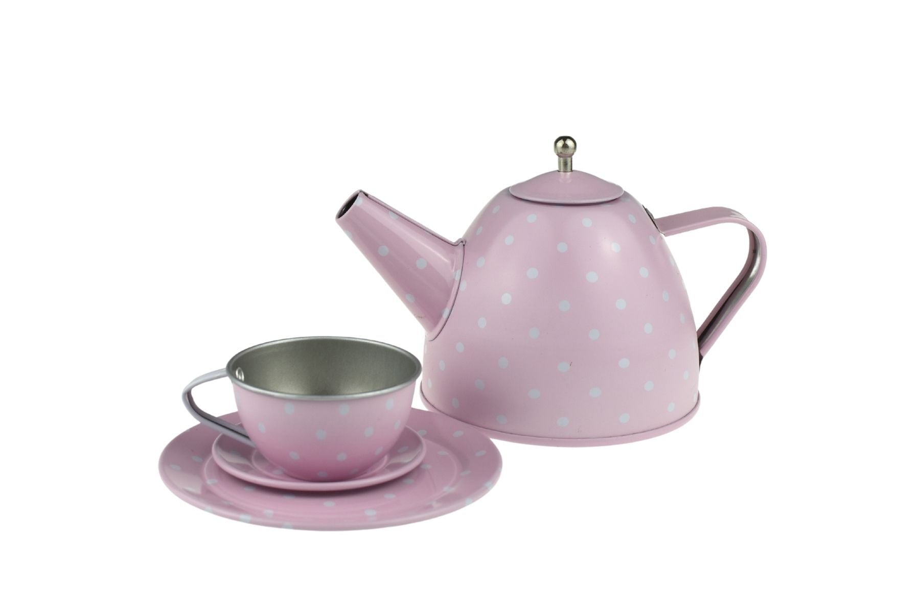 Pink Tin Tea Set in Suitcase 15pcs image 4