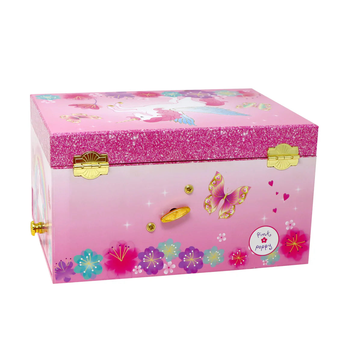 Pink Poppy - Unicorn Rainbow Luxury Music Box image 7