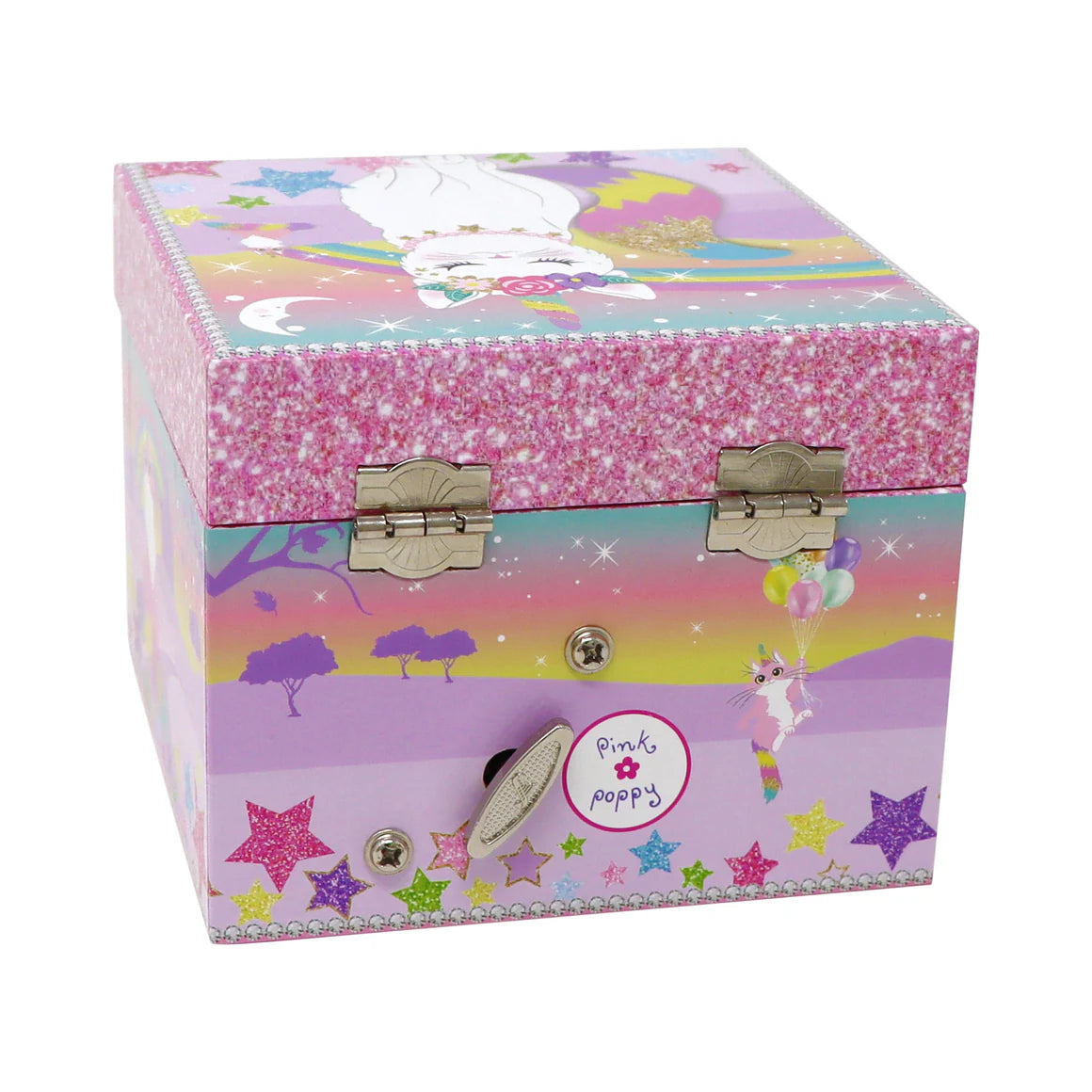Pink Poppy - Caticorn Small Music Box image 4