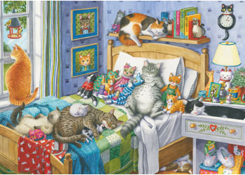 Ravensburger - Cat Nap Puzzle Puzzle 500 piece Large Format image 1