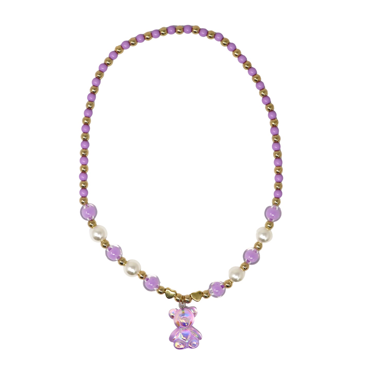 Pink Poppy Gummy Bear Necklace image 2