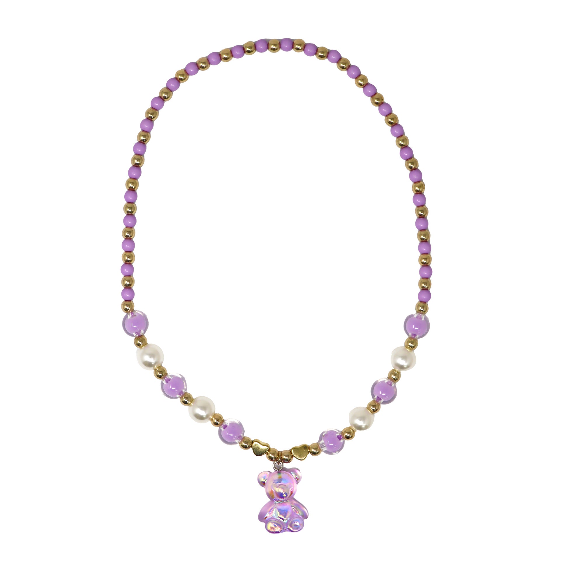 Pink Poppy Gummy Bear Necklace image 2