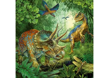 Ravensburger - Dinosaur Fascination Puzzle 3x49 pieces image 2