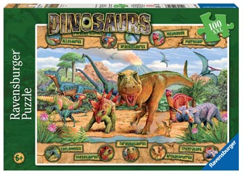Ravensburger - Dinosaurs Puzzle 100 piece image 0