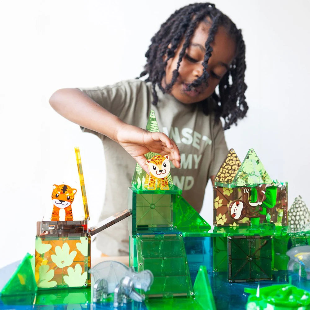 MAGNA-TILES - Jungle Animals - 25 Piece Set image 2