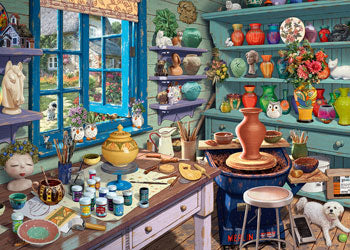 Ravensburger Pottery Studio Sanctuary Puzzle 500 Pieces image 2