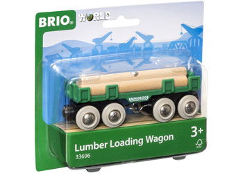BRIO - Lumber Loading Wagon 4 pieces image 0