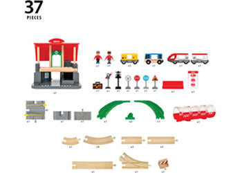 Brio - Central Train Station Set 37 pieces image 2