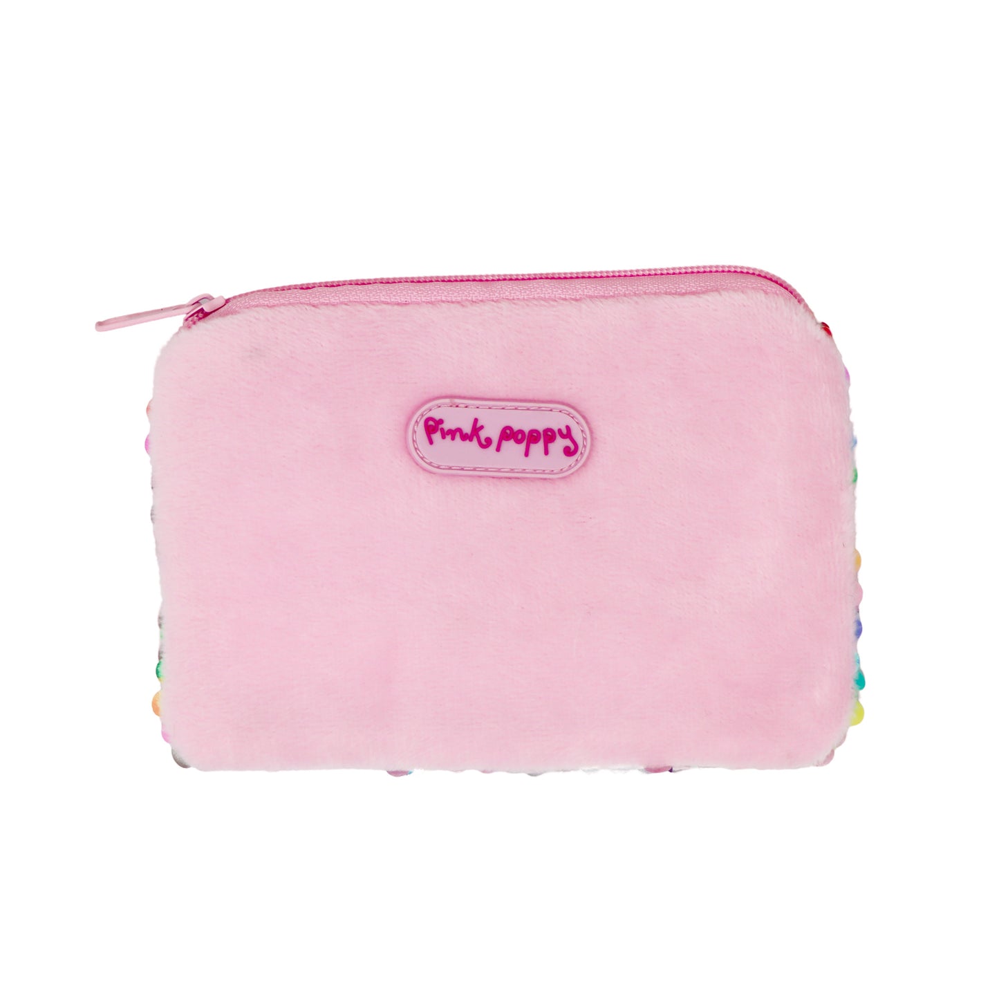 Pink Poppy Sequin Coin Purse image 2