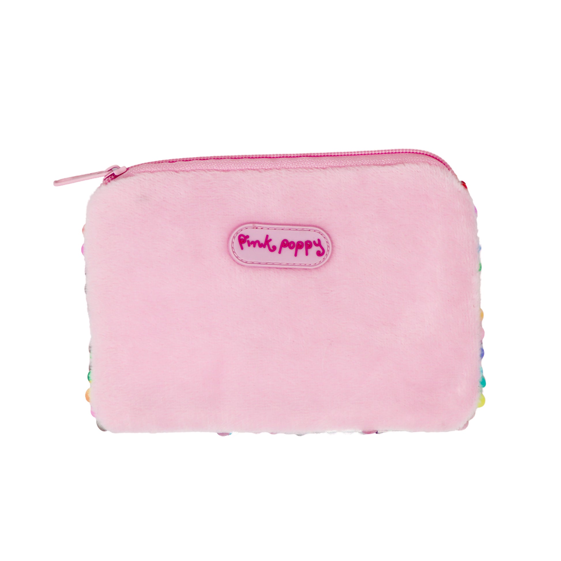 Pink Poppy Sequin Coin Purse image 2