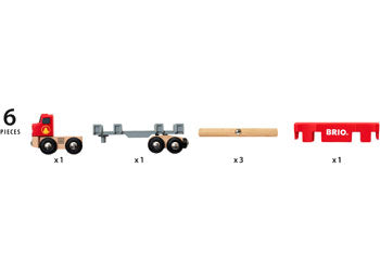 Brio - Lumber Truck 6 pc image 3