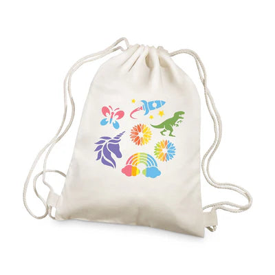 4M - KidzMaker - Stencil Backpack Printing image 2