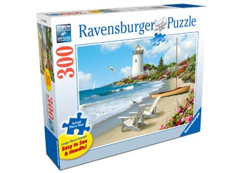 Ravensburger - Sunlit Shores 300 puzzle Large Format image 0
