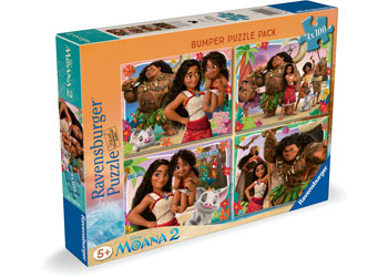 Ravensburger - Disney Moana Bumper 4 Puzzle Pack image 5