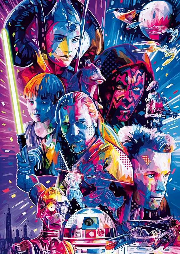 Ravensburger - Star Wars The Phantom Menace Puzzle 500 piece Large Format image 1